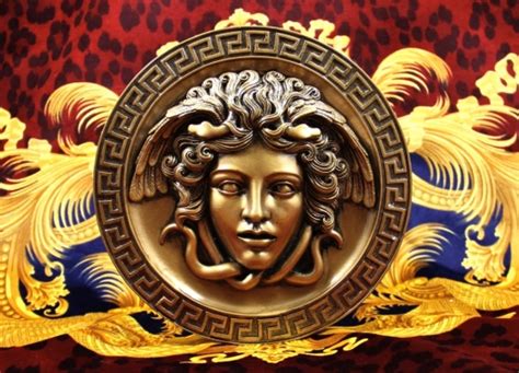 why is versace logo medusa